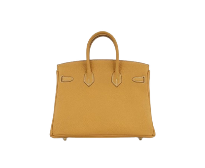 BIRKIN 25 IN NATUREL SABLE TOGO LEATHER WITH GOLD HARDWARE