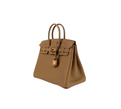 BIRKIN 25 IN BISCUIT TOGO LEATHER WITH GOLD HARDWARE