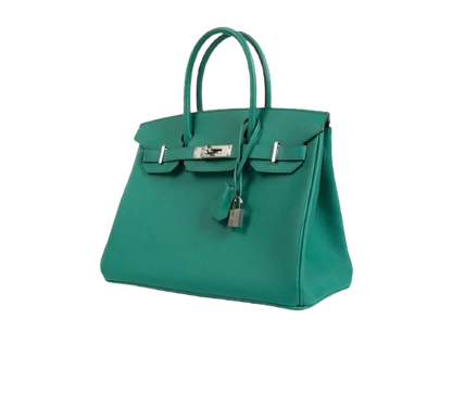 BIRKIN 30 IN VERT JADE EPSOM LEATHER WITH PALLADIUM HARDWARE