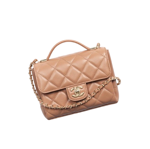 Mini Flap bag with top handle