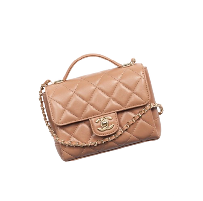 Mini Flap bag with top handle