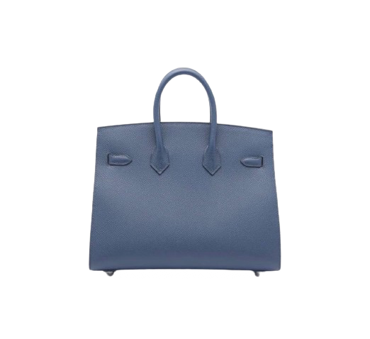 BIRKIN 25 SELLIER IN BLEU NAVY EPSOM LEATHER WITH PALLADIUM HARDWARE