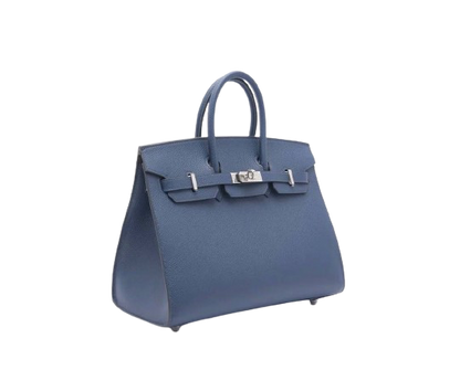 BIRKIN 25 SELLIER IN BLEU NAVY EPSOM LEATHER WITH PALLADIUM HARDWARE