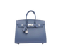 BIRKIN 25 SELLIER IN BLEU NAVY EPSOM LEATHER WITH PALLADIUM HARDWARE