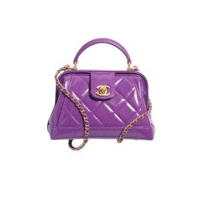 Mini Flap bag with top handle