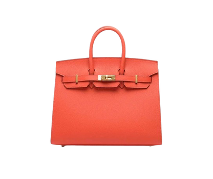 BIRKIN 25 SELLIER IN CAPUCINE EPSOM LEATHER WITH GOLD HARDWARE