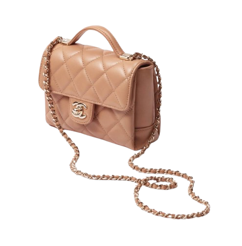 Mini Flap bag with top handle