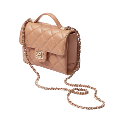 Mini Flap bag with top handle